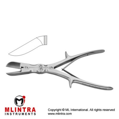 Stille-Liston Bone Cutting Forcep Curved - Compound Action Stainless Steel, 27.5 cm - 10 3/4" Stille-Liston Bone Cutting Forcep Curved - Compound Action Stainless Steel, 27.5 cm - 10 3/4"